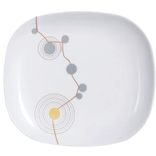 Тарелка Luminarc Sequins White E8061