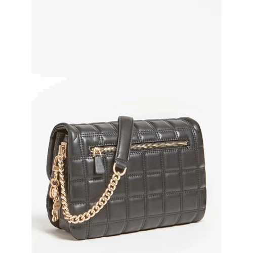 Женская сумка через плечо Guess Kamina Flap черная (HWVS8111200-BLA): Пол Женский