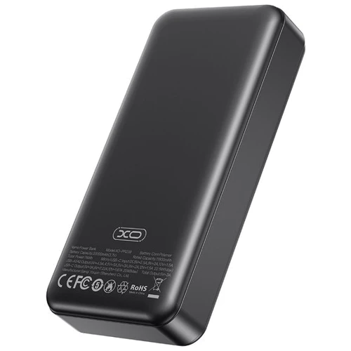 Внешний аккумулятор XO Power Bank 20000mAh PR239 22.5W Black