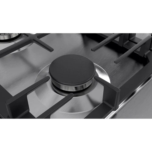 Варильна поверхня газова Bosch PCQ7A5M90R: Робоча поверхня нержавіюча сталь