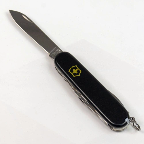 Мультитул Victorinox SPARTAN MAT черный матовый лак с желтым лого (Vx13603.3_M0008p) фото 8