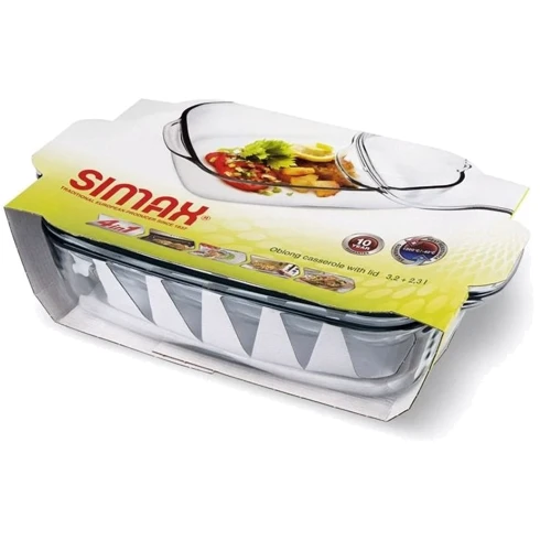 Гусятниця Simax 3.2 л з кришкою 2.3 л (7356/7366/P)