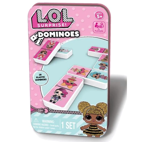 Настольная игра: домино L.O.L. Surprise (жестяная коробка)