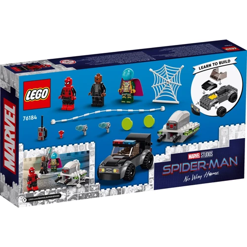 Конструктор LEGO Super Heroes Marvel Человек-паук против атаки дронов Мистерио (76184): Количество деталей, шт. 73