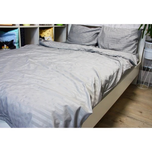 Комплект постельного белья LightHouse Mf Stripe Grey страйп-микрофибра полуторный (2200000604965) фото 6