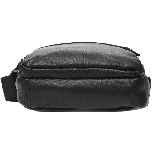 Чоловіча сумка планшет Keizer чорна (K18853-black): Фактура матова, Зерниста