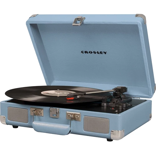 Виниловый проигрыватель Crosley Cruiser Deluxe (Tourmaline): Особенности Встроенный фонокорректор, С Bluetooth