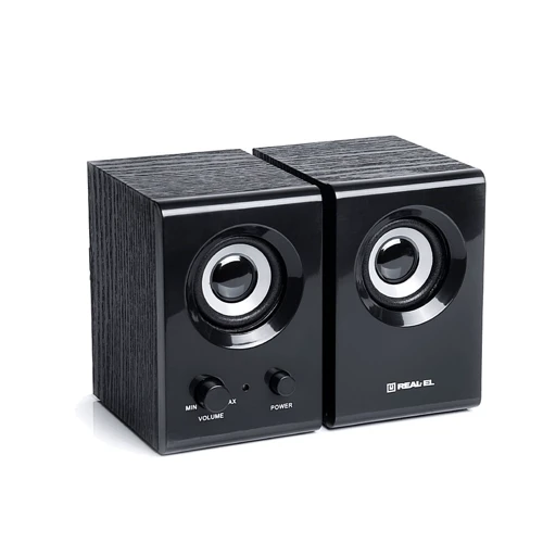 Акустична система REAL-EL S-210 Black: Формат акустики 2.0