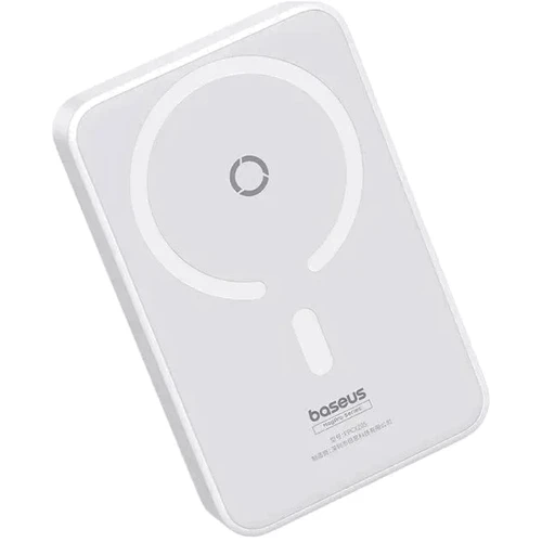 Внешний аккумулятор Baseus Power Bank 5000mAh Magnetic Bracket Wireless Fast-Charging 20W White (P10064101223-00): Количество USB 1