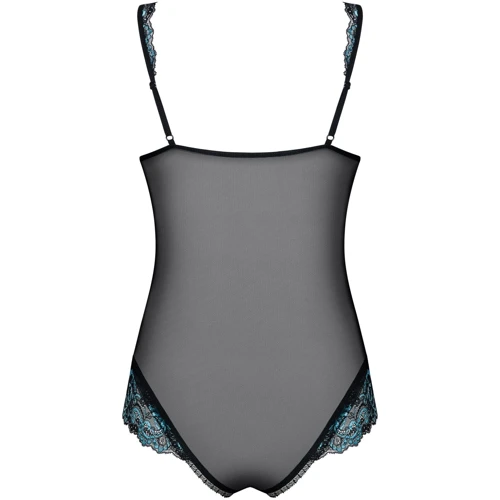Сексуальный боди Obsessive Amanta black S/M