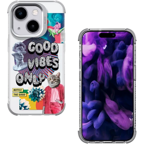 Чехол для iPhone LAUT POP GLITCH MagSafe 3D Pop Art (L_IP23A_POP_GL) for iPhone 15