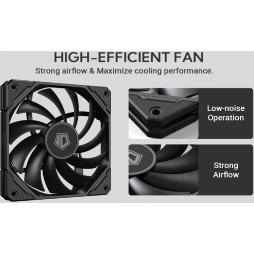 Кулер ID-COOLING IS-67-XT Black: Тип підшипника гидродинамический