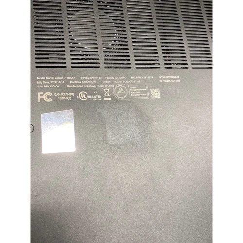 Lenovo Legion 7i Gen 7 (82TD0004US) (Ноутбуки)(79006469): Виробник Lenovo