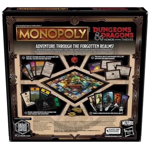 Настольная игра Hasbro Монополия D&D: Честь воров (Monopoly Dungeons & Dragons: Honor Among Thieves) (англ.)