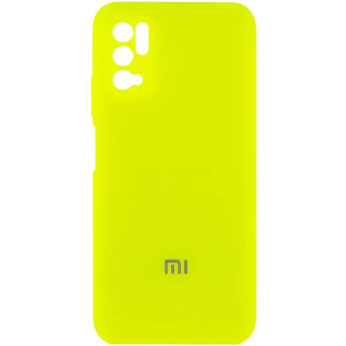 Чехол для телефонов Mobile Case Silicone Cover Shield Camera Neon Green for Xiaomi Redmi Note 10 5G / Poco M3 Pro / Poco M3 Pro 5G