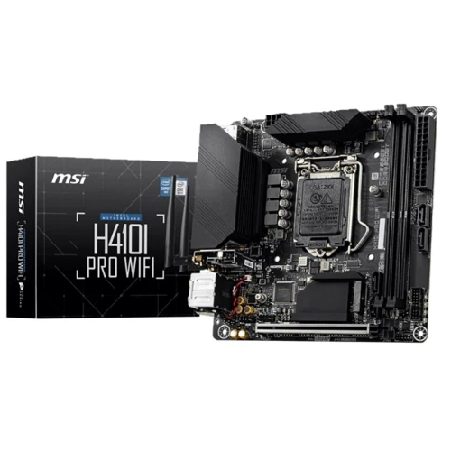 MSI H410I PRO WIFI: Оперативна пам'ять 2xDDR4 2933 МГц, до 64 ГБ
