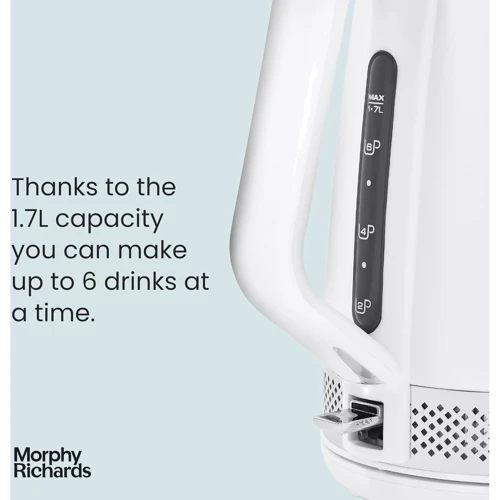Электрочайник Morphy Richards Illuminated Jug 108021: Покрытие нагревательного элемента (материал) нержавеющая сталь