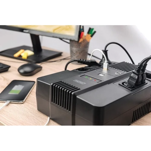 Digitus All-in-One 800VA/480W (DN-170111): Призначення Для компьютера, Для роутеров, Для бытовой техники, Для офиса, Для дома