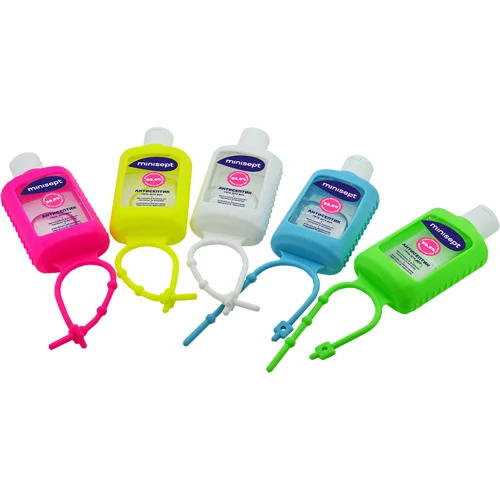 

Антисептик для рук minisept в разноцветных чехлах, гель 60 мл