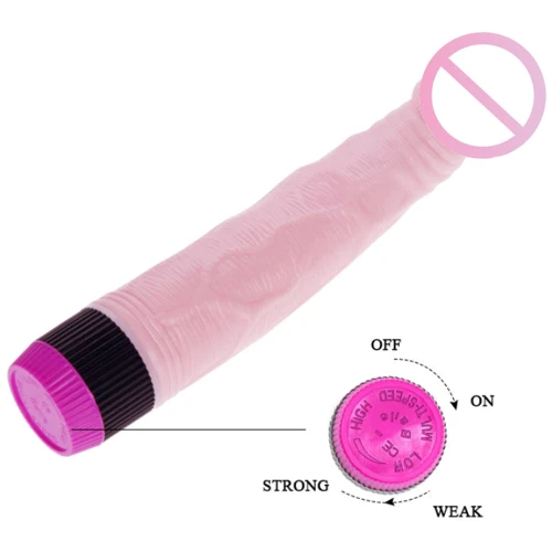 Реалистичный вибратор LYBAILE Adour Club Flesh, 22,5 см