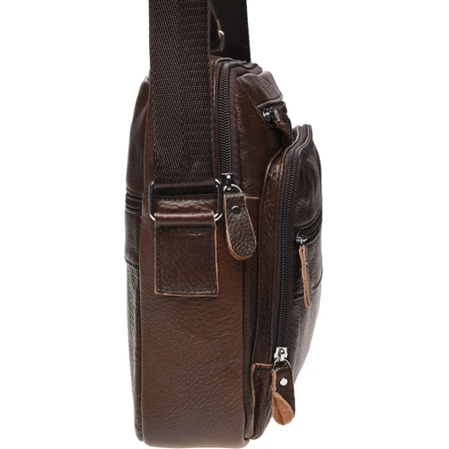 Мужская сумка планшет Borsa Leather коричневая (K15112-brown): Тип Сумки