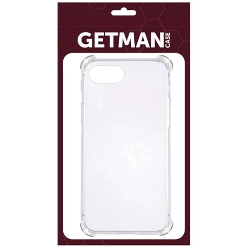 Чехол для iPhone TPU Case GETMAN Ease logo Transparent for iPhone 16e: Материалы Термополиуретан