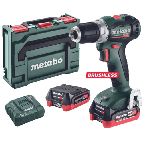 Шуруповерт Metabo PowerMaxx BS 12 BL metaBOX 118 (601044800): Тип інструмента дрель-шуруповерт
