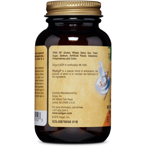 Solgar Standardized Valerian Root Extract 60 Vegetable Capsules: Пол Унисекс