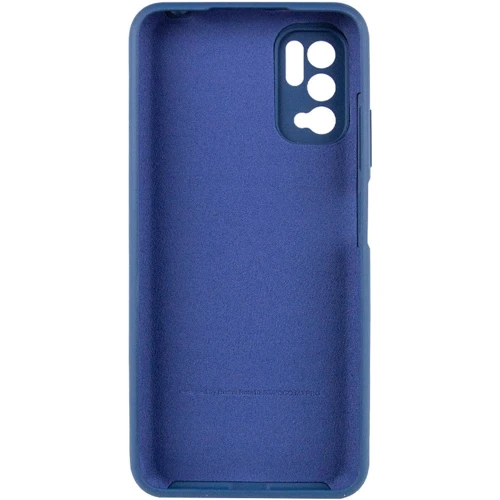 Чехол для телефонов Mobile Case Silicone Cover Shield Camera Navy Blue for Xiaomi Redmi Note 10 5G / Poco M3 Pro / Poco M3 Pro 5G: Совместимость Xiaomi Redmi Note 10 5G / Poco M3 Pro / Poco M3 Pro 5G