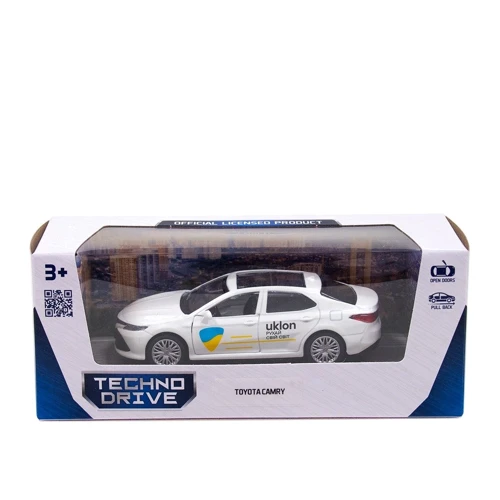 Автомодель TechnoDrive Toyota Camry Uklon белый (250291) фото 9