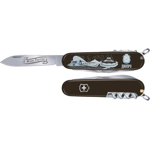 Мультитул Victorinox Spartan City 3D 91мм/12предметов/черный /Днепр (1.3603.3R32)