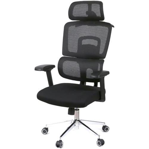 Офісне крісло АКЛАС Арктик GTR 3D BL (LVB Black OS Black): Тип для керівників