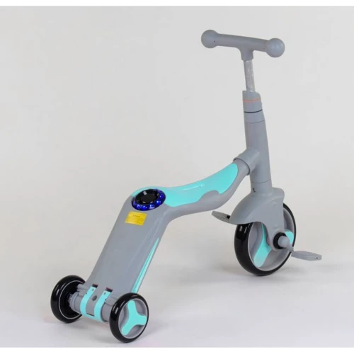 Самокат Best Scooter серо-голубой (JT 10181): Количество колес 3