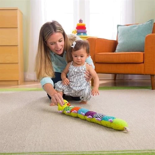 М'яка музична іграшка Lamaze Черв'ячок з вібрацією (L27107)