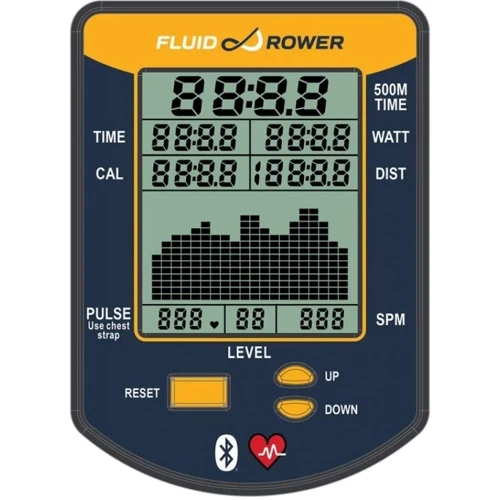 Гребной тренажер Fluid Mega Pro XL (22FMGPX000)