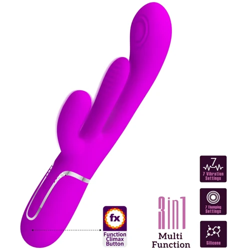 Вибратор 3в1 LYBAILE Pretty Love Shonia Purple (BW-500041)