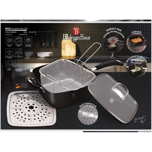 Мульти-сковорода Berlinger Haus Black Professional Line (BH-6554): Тип сковороды Набор