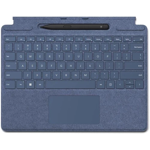 Аксесуар для планшетних ПК Microsoft Surface Pro X / Surface Pro 8 Signature Keyboard Sapphire (8XA-00097): Матеріал алькантара