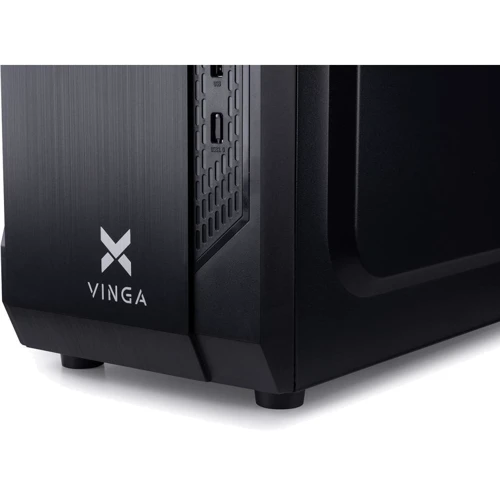 Корпус Vinga CS108B: Матеріал передній панелі пластик