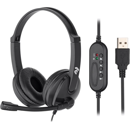 Навушники 2E CH12 Over-Ear USB Black (2E-CH12SU)