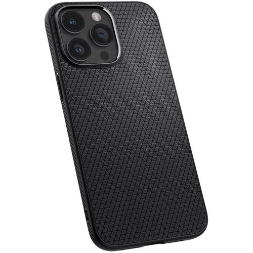 Чехол для iPhone Spigen Liquid Air Matte Black (ACS06650) for iPhone 15 Plus: Материалы Силикон