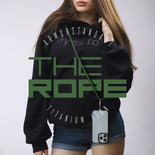 Ремешок для смартфона ArmorStandart Rope Titanium Fern with Clear holder (ARM76102): Тип аксессуара ремешок