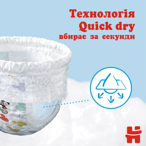 Підгузки Huggies Pants 6 (15-25 кг) для хлопчиків 60 шт (5029053564142) фото 7