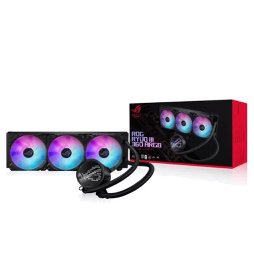 Кулер ASUS ROG Ryuo III 360 ARGB (90RC00I1-M0UAY0): Кількість вентиляторів, шт 3