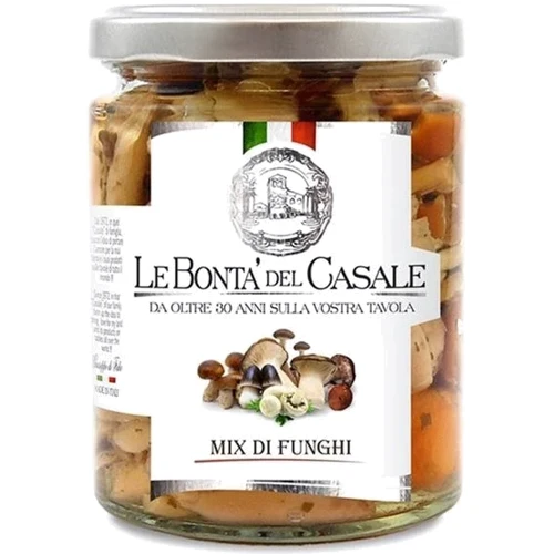 Грибной микс Le Bonta’ del Casale 5 ароматов в масле 314 мл (8020454006160)