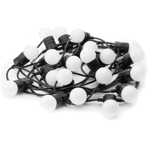 Гирлянда Smart LED Twinkly Festoon RGB 20 G45 Gen II IP44 10м кабель черный: Тип Линейная