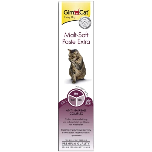 Паста Gimborn GimCat Malt-Soft Extra100 g для выведения шерсти (4002064407517)