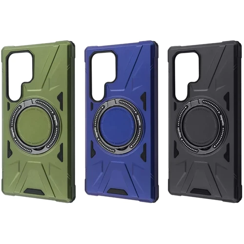 Чохол для телефона WAVE Iron Grip with Magnetic Ring Dark Green для Samsung S938 Galaxy S25 Ultra: Плівка в комплекті нет