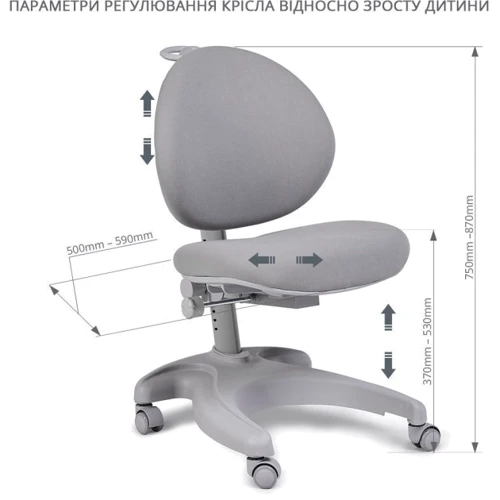 Детское кресло FunDesk Cielo Grey фото 9