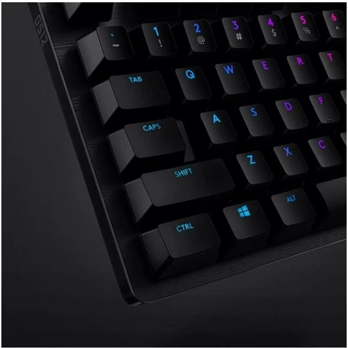 Клавіатура Logitech G512 Lightsync RGB Mechanical GX Blue USB UA Carbon (920-008946): Підключення проводное